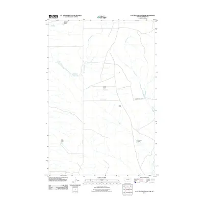 2011 Map of Flat Bottom Coulee NW, 2011 Print