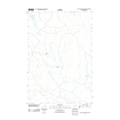 2011 Map of Flat Bottom Coulee SE, 2011 Print