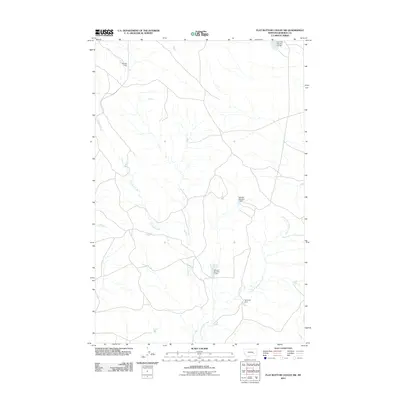 2011 Map of Flat Bottom Coulee SW, 2011 Print