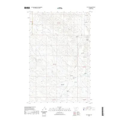 2020 Map of Flat Coulee, 2020 Print