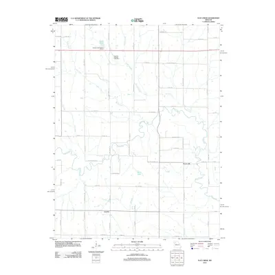 2012 Map of Flat Creek, 2012 Print