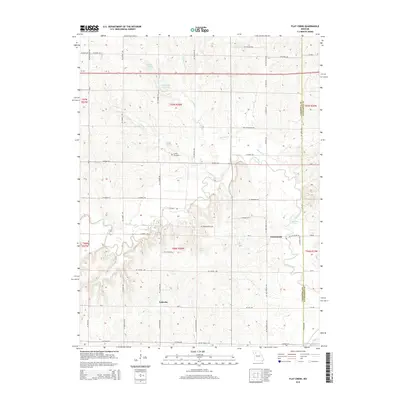 2015 Map of Flat Creek, 2015 Print