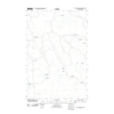 2011 Map of Flat Creek School, 2011 Print