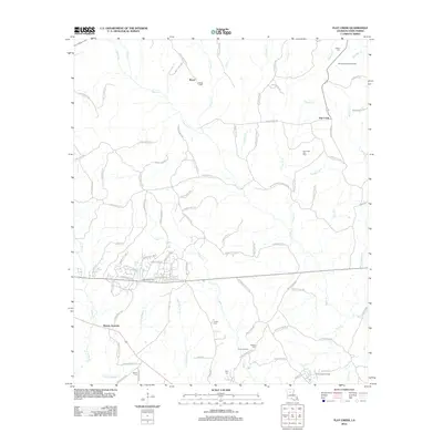 2012 Map of Flat Creek, 2012 Print
