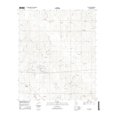 2015 Map of Flat Creek, 2015 Print