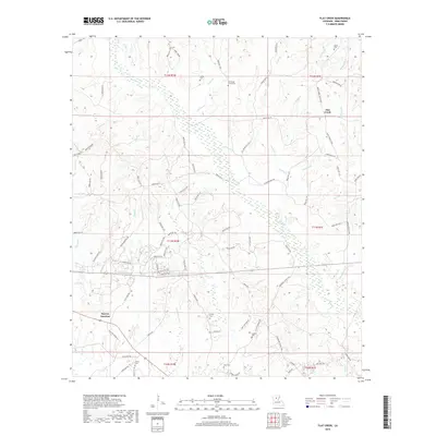 2018 Map of Flat Creek, 2018 Print