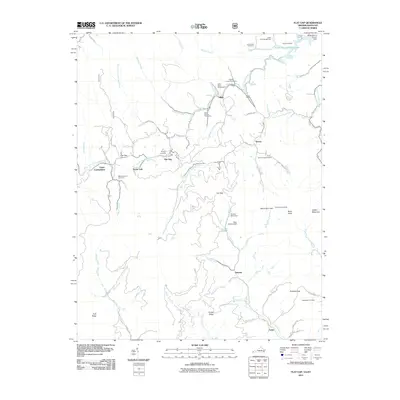 2011 Map of Flat Gap, 2011 Print