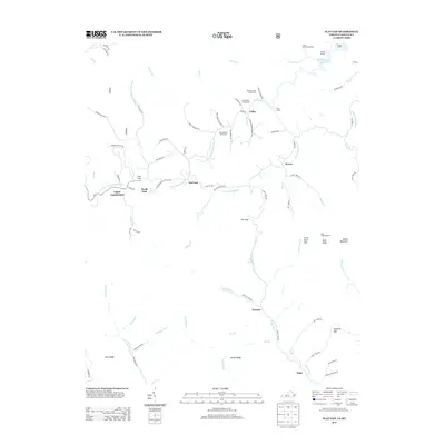 2013 Map of Flat Gap, 2013 Print