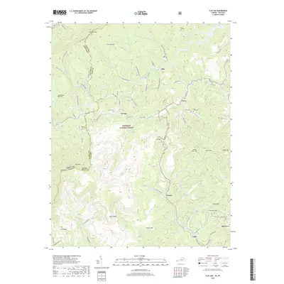 2019 Map of Flat Gap, 2019 Print