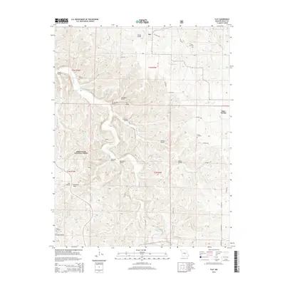 2015 Map of Flat, 2015 Print