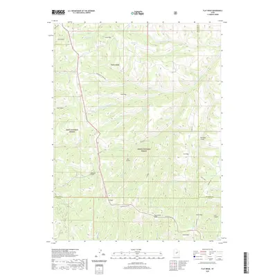 2020 Map of Flat Ridge, 2020 Print