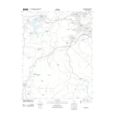 2011 Map of Flat River, 2011 Print