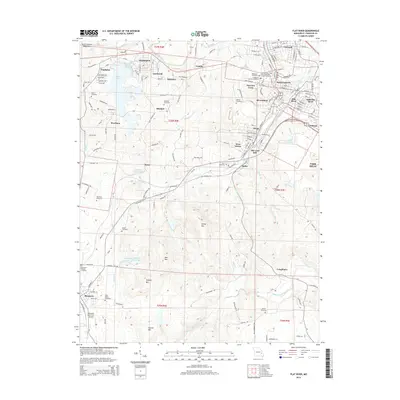 2015 Map of Flat River, 2015 Print