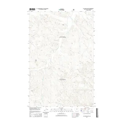 2014 Map of Flat Rock Butte, 2014 Print