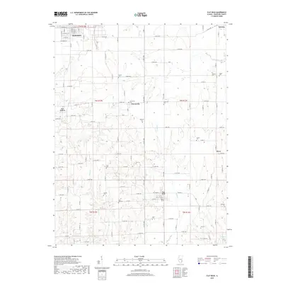 2018 Map of Flat Rock, 2018 Print