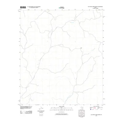 2010 Map of Flat Rock Creek North, 2010 Print