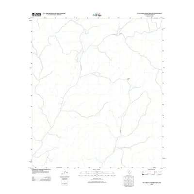 2012 Map of Flat Rock Creek North, 2012 Print