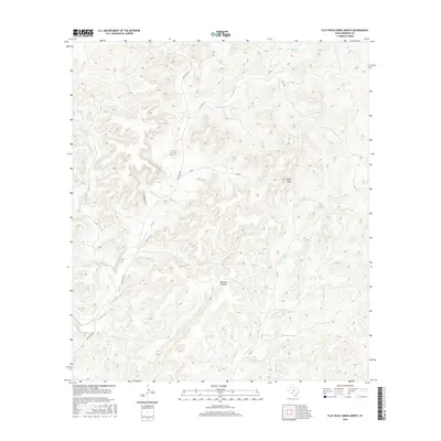2016 Map of Flat Rock Creek North, 2016 Print