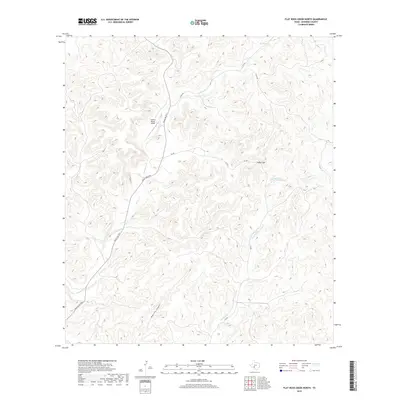 2019 Map of Flat Rock Creek North, 2019 Print