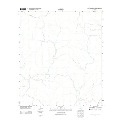 2012 Map of Flat Rock Creek NW, 2012 Print