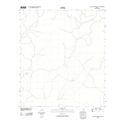 2010 Map of Flat Rock Creek South, 2010 Print