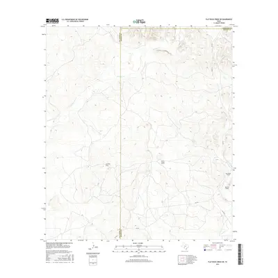 2016 Map of Flat Rock Creek SW, 2016 Print