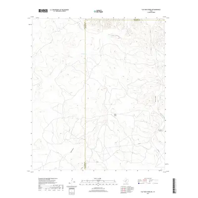 2019 Map of Flat Rock Creek SW, 2019 Print