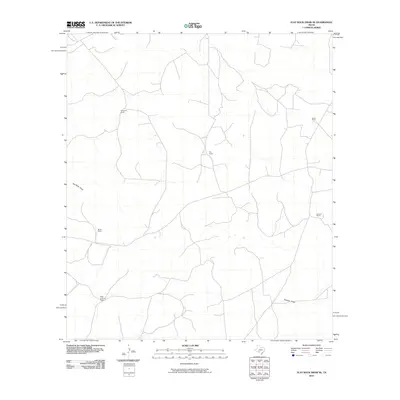 2010 Map of Flat Rock Draw SE, 2010 Print