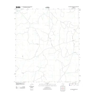 2012 Map of Flat Rock Draw SE, 2012 Print