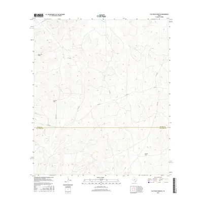 2016 Map of Flat Rock Draw SE, 2016 Print