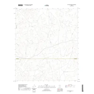 2019 Map of Flat Rock Draw SE, 2019 Print