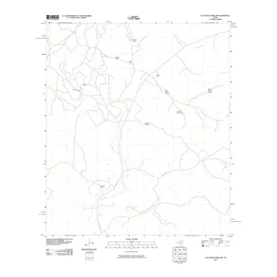 2010 Map of Flat Rock Draw SW, 2010 Print