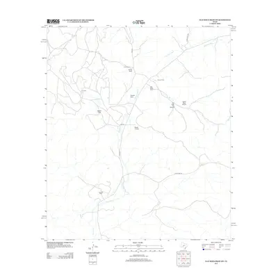 2012 Map of Flat Rock Draw SW, 2012 Print