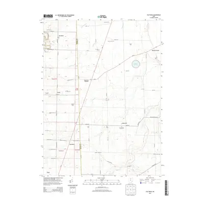 2013 Map of Flat Rock, 2013 Print
