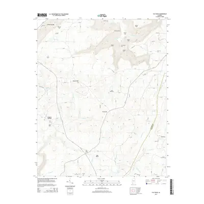 2014 Map of Flat Rock, 2014 Print
