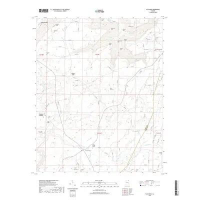2018 Map of Flat Rock, 2018 Print