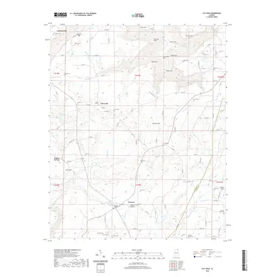 2020 Map of Flat Rock, 2020 Print