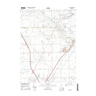 2014 Map of Flat Rock, 2014 Print