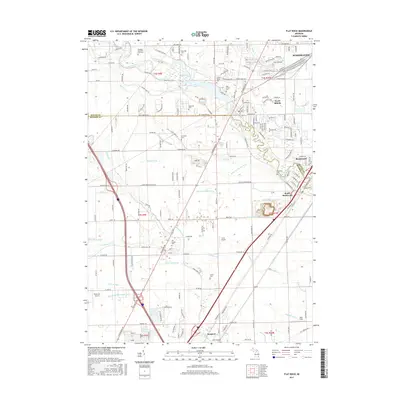 2017 Map of Flat Rock, 2017 Print