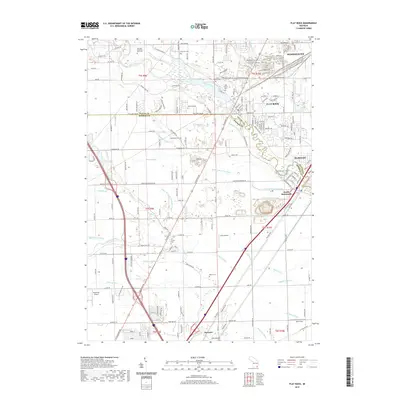 2019 Map of Flat Rock, 2019 Print