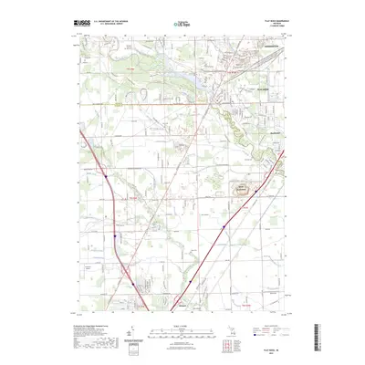 2023 Map of Flat Rock, 2023 Print