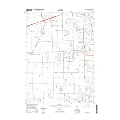 2014 Map of Flat Rock NE, 2014 Print