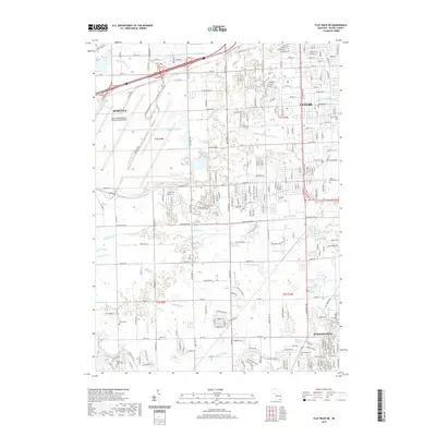 2019 Map of Flat Rock NE, 2019 Print