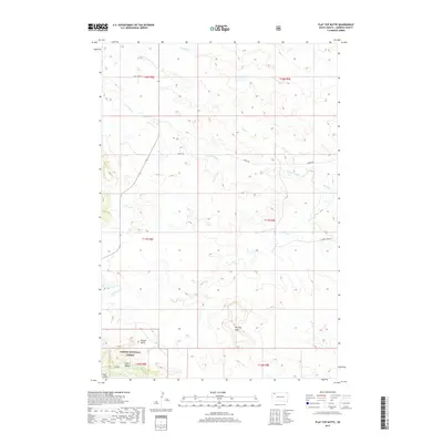 2017 Map of Flat Top Butte, 2017 Print