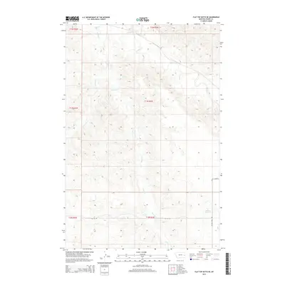 2014 Map of Flat Top Butte NE, 2014 Print