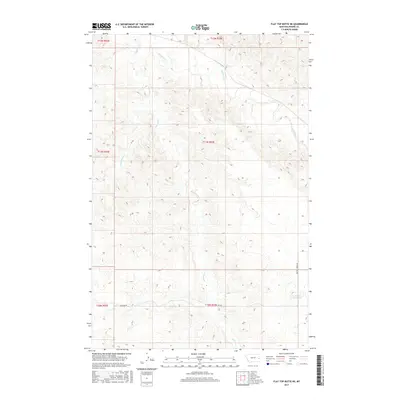 2017 Map of Flat Top Butte NE, 2017 Print