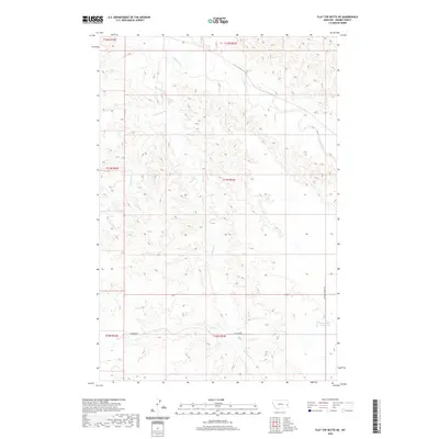 2020 Map of Flat Top Butte NE, 2020 Print