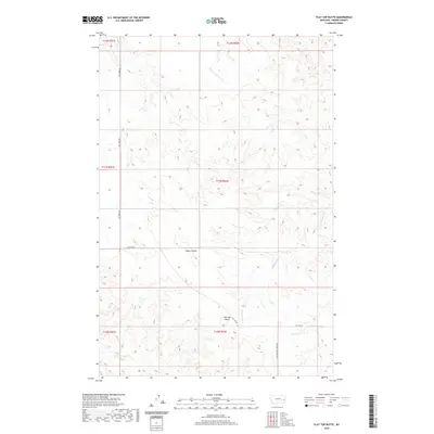 2020 Map of Flat Top Butte, 2020 Print