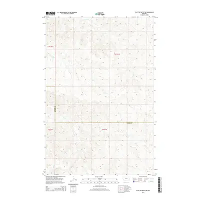 2014 Map of Flat Top Butte SW, 2014 Print