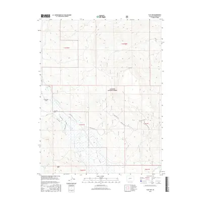 2016 Map of Flat Top, 2016 Print